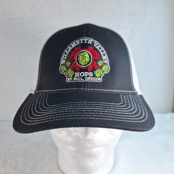 Willamette Valley HOPS Hat Cap Trucker Beer St. Paul Oregon Snapback Meshback - Picture 1 of 9